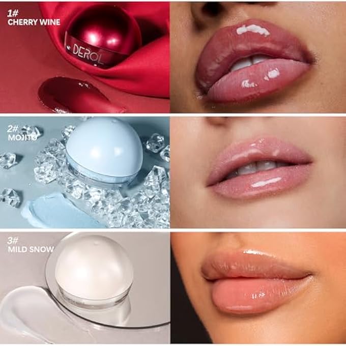 DEROL MOISTURIZING OVERNIGHT LIP MASK VITAMIN E LIP BUTTER REPAIR SLEEPING LIP BALM FOR HYDRATED, FULL LOOKING & IRRESISTIBLE LIPS(0.2 FL OZ),MILD SNOW - Image 2
